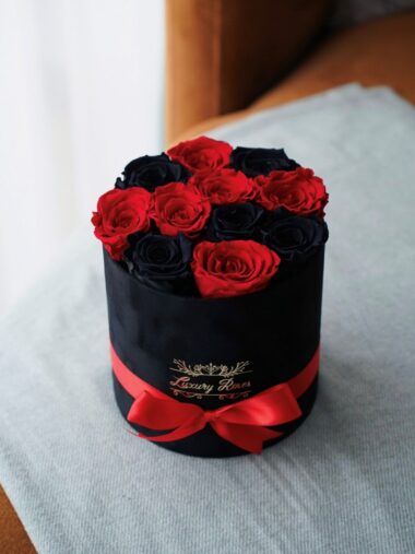 SAMETKARBIS UINUVAD ROOSID – LUXURY RED x BLACK II